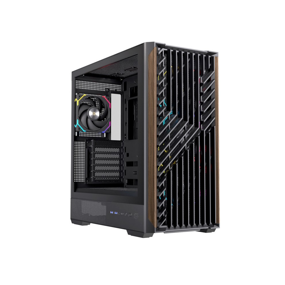 CAJA ATX SEMITORRE EINAREX P800 RGB 4 FANS NEGRA EXCS-PL-800R-B