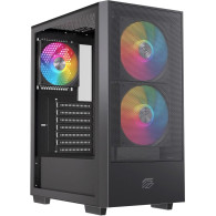 CAJA ATX SEMITORRE EINAREX P100 RGB BLANCA 3 FANS EXCS-PL-100R-W