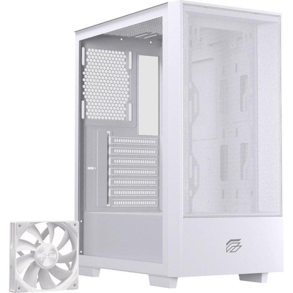CAJA ATX SEMITORRE EINAREX P100 CORE BLANCA EXCS-PL-100C-W