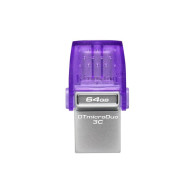 HD PORTATIL USB3.2 64GB KINGSTON DATATRAVELER MICRO DUO 3C DTDUO3CG3/64GB