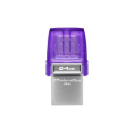 HD PORTATIL USB3.2 64GB KINGSTON DATATRAVELER MICRO DUO 3C DTDUO3CG3/64GB