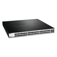 SWITCH D-LINK 52P DGS-1210-52MP/E 8P10/100/1000 PoE + 40P 10/100/100 PoE + 4P SFP