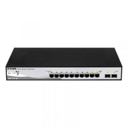 SWITCH D-LINK 10P DGS-1210-10P/E 8P 10/100/1000 PoE +2P SFP 100/1000