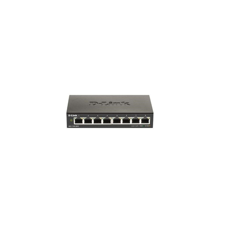 SWITCH D-LINK 8P DGS-1100-08V2/E 10/100/1000 EASYSMART