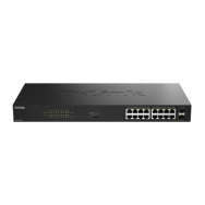 SWITCH D-LINK 16P DGS 1018P/E GE POE(30W) + 2 PORTS SFP UNMANAGED 240W