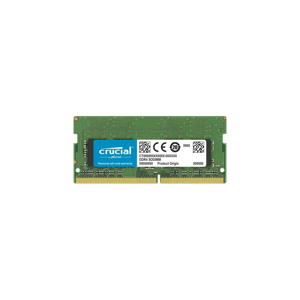 MEMORIA SODIMM DDR4 32GB PC4-25600 3200MHZ CRUCIAL CL22 1.2V CT32G4SFD832A
