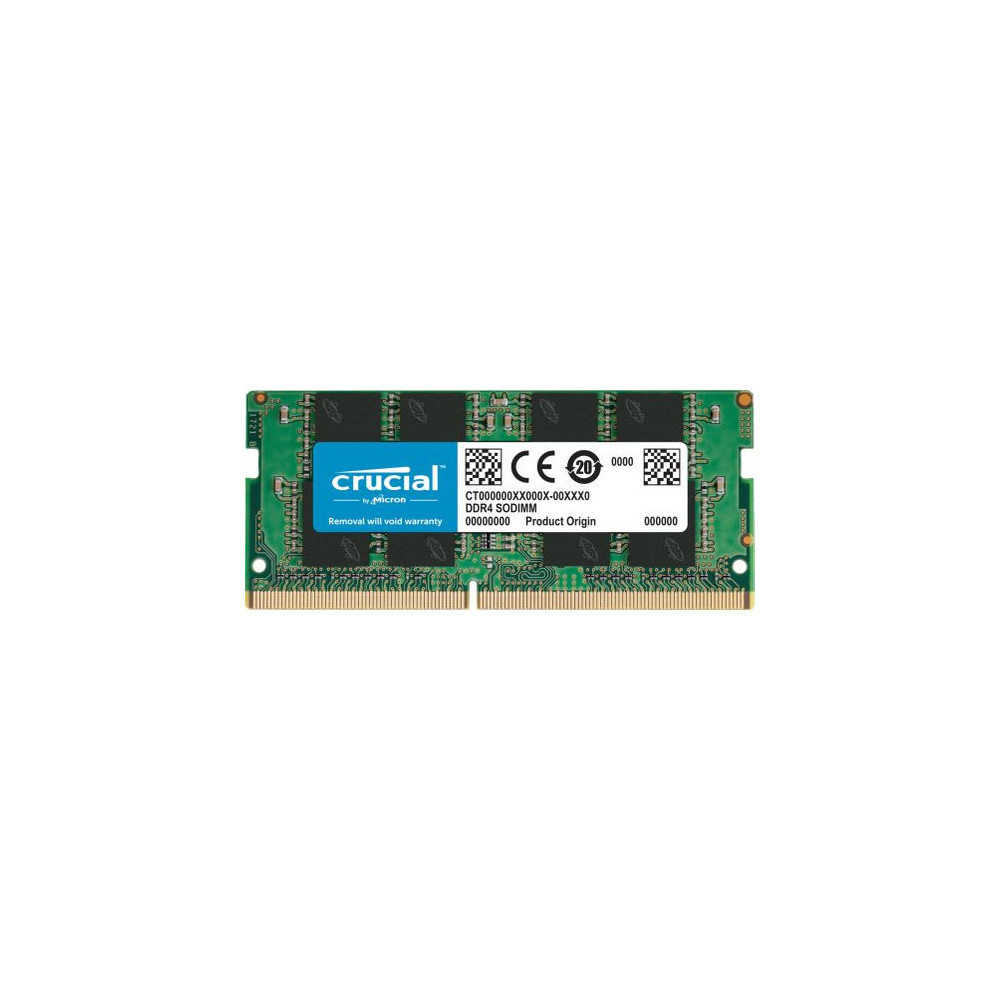 MEMORIA SODIMM DDR4 16GB PC4-25600 3200MHZ CRUCIAL CL22 1.2V CT16G4SFRA32A