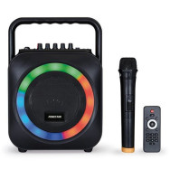 ALTAVOZ FONESTAR PORTATIL KARAOKE MICRO 35W USB BLUETOOTH RGB BATERIA BOX35-LED