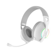 AURICULAR COOLBOX INALAMBRICOS GAMING MULTIDISPOSITIVO MICRO WB01 RGB BLANCO