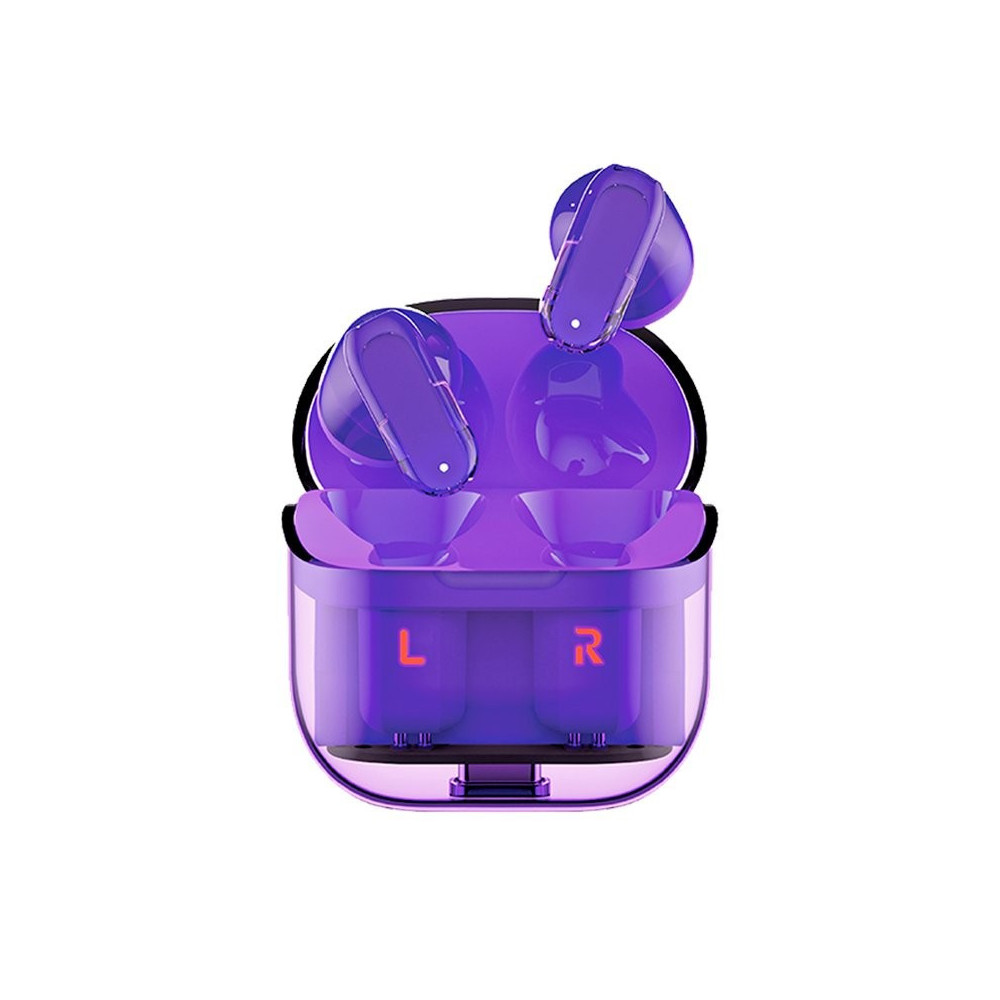 Auriculares Stereo Bluetooth Dual Pod Earbuds COOL Crystal Violeta