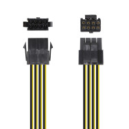 CABLE ALIMENTACION 8PIN H-4+4PIN M 30CM AISENS A131-0419