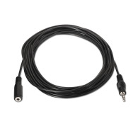 CABLE AUDIO ESTEREO JACK 3.5M-JACK 3.5H NEGRO 3.0M AISENS A128-0146