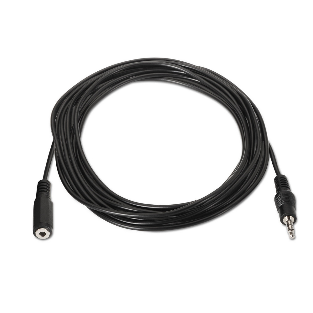 CABLE AUDIO ESTEREO JACK 3.5M-JACK 3.5H NEGRO 3.0M AISENS A128-0146