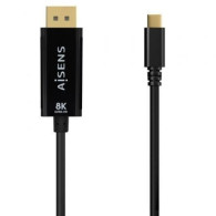 CABLE CONVERSOR USB-C A DISPLAYPORT 8K60HZ USBCM-DPM NEGRO 0.8M AISENS A109-0688