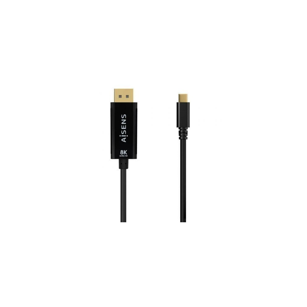 CABLE CONVERSOR USB-C A DISPLAYPORT 8K60HZ USBCM-DPM NEGRO 1.8M AISENS A109-0689