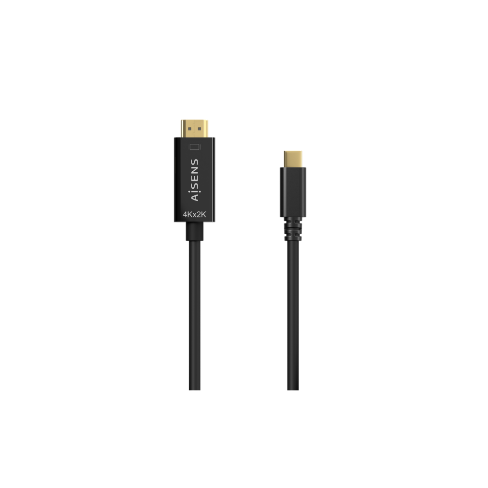CABLE CONVERSOR USB-C A HDMI 4K30HZ USB-C M-HDMI M NEGRO 0.8M AISENS A109-0623