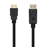 CABLE DISPLAYPORT MACHO A HDMI MACHO 1M. VENTION HAGBF