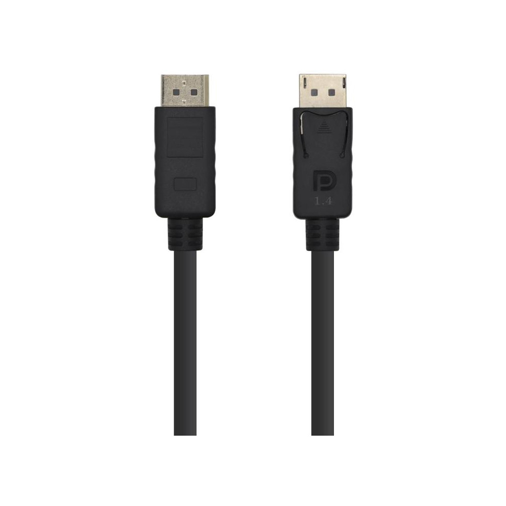 CABLE DISPLAYPORT V1.4 8K 60HZ DPM-DPM NEGRO 2.0M AISENS A149-0390