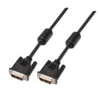 CABLE DVI SINGLE LINK 18+1 CON FERRITA M-M NEGRO 1.8M AISENS A117-0086