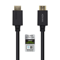 CABLE HDMI CERTIFICADO V2.1 8K 60HZ 48GBPS AM-AM NEGRO 2.0M ASIENS A150-0423