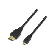 CABLE MICRO HDMI ALTA VELOCIDAD HEC AM-DM NEGRO 0.8M AISENS A119-0116
