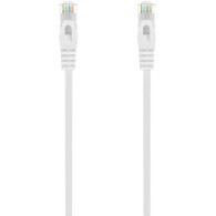 CABLE RED LATIGUILLO RJ45 CAT.6 UTP AWG26 CCA BLANCO 1.5M AISENS A135-0820