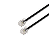 CABLE RJ11 6P4C M-M NEGRO 2.0M AISENS A143-0319