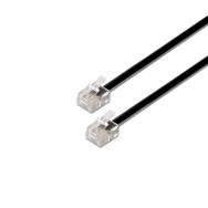 CABLE RJ11 6P4C M-M NEGRO 2.0M AISENS A143-0319