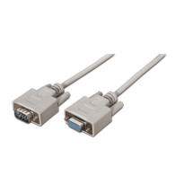 CABLE SERIE RS232 DB9M-DB9H BEIGE 1.8M AISENS A112-0065