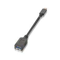 CABLE USB 3.1 GEN1 5GBPS 3A TIPO USB-CM-AH NEGRO 15CM AISENS A107-0062