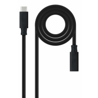 CABLE USB 3.2 GEN2x2 100W 4K/60Hz USB-C M/H 0.5 M NANOCABLE 10.01.4500