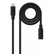 CABLE USB 3.2 GEN2x2 100W 4K/60Hz USB-C M/H 0.5 M NANOCABLE 10.01.4500