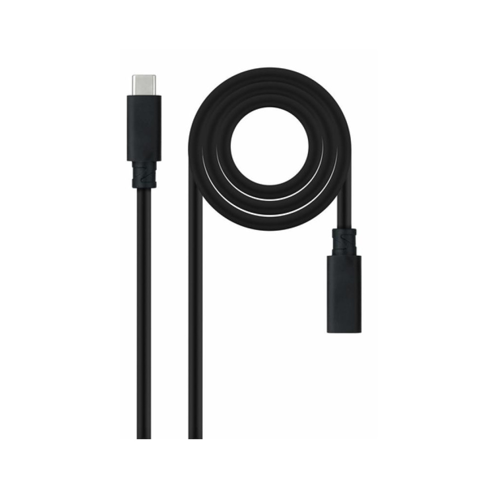 CABLE USB 3.2 GEN2x2 100W 4K/60Hz USB-C M/H 0.5 M NANOCABLE 10.01.4500