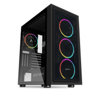 CAJA ATX ABYSM GAMING DANUBE KAMP BLACK - TEMPERED GLASS- AB812107