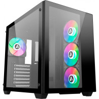 CAJA ATX ABYSM GAMING DANUBE SAVA 285 BX203 BLACK ARGB AB128512