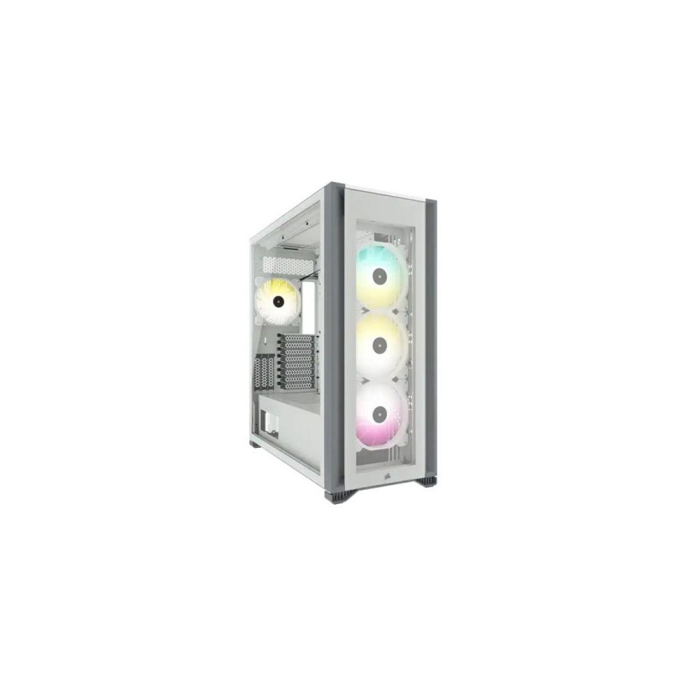 CAJA ATX SEMITORRE CORSAIR iCUE 7000X CRISTAL TEMPLADO BLANCA eol