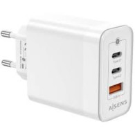 CARGADOR GaN 65W 2xUSB-C PD3.0 QC4.0 1xUSB-A QC3.0 BLANCO AISENS ASCH-65W3P007-W