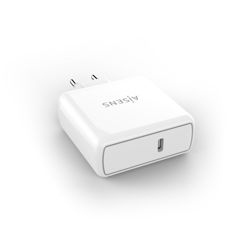 CARGADOR PD3.0 QC3.0 1 PUERTO 1XUSB-C 60W BLANCO AISENS ASCH-1PD60-Wuc