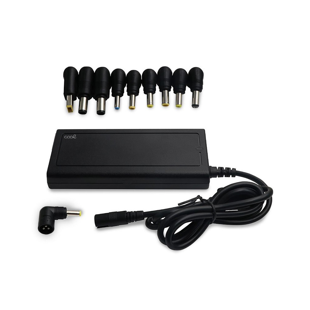 Cargador Red Universal Ordenad. Portátiles 90w Automático COOL Slim + 10 conect.