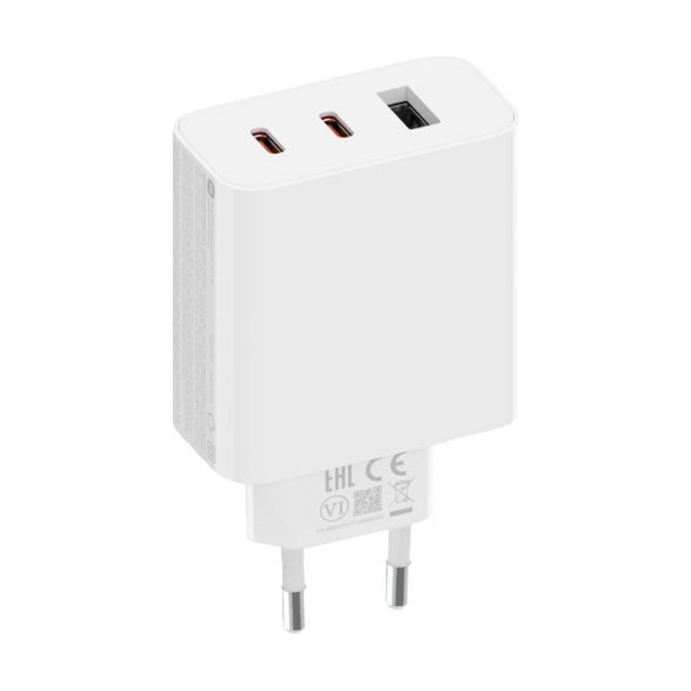 CARGADOR USB XIAOMI PARED GAN CHARGER 2C1A 2xUSB Tipo-C/ 1xUSB 67W BHR7493EU