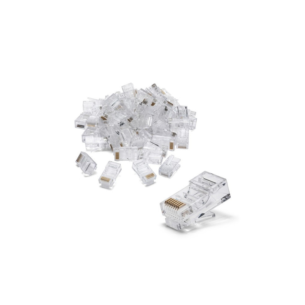 CONECTOR RJ45 8 HILOS CAT.6 AWG24 100 UDS AISENS A139-0657