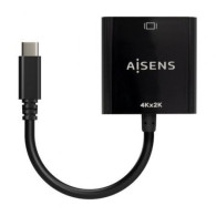 CONVERSOR USB-C A HDMI 4K30HZ USB-CM-HDMIH NEGRO 15CM AISENS A109-0684