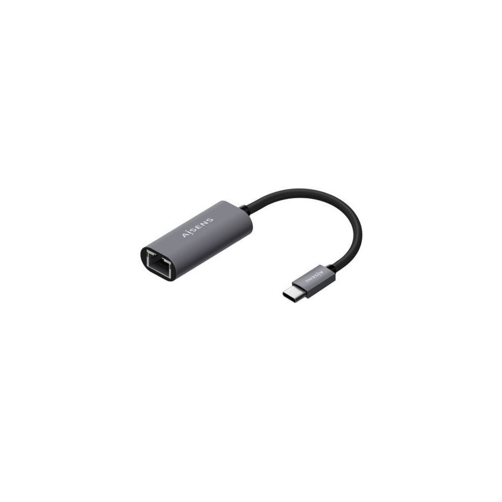 CONVERSOR USB3.1 GEN1 USB-C A ETHERNET GIGABIT GRIS 15CM AISENS A109-0709