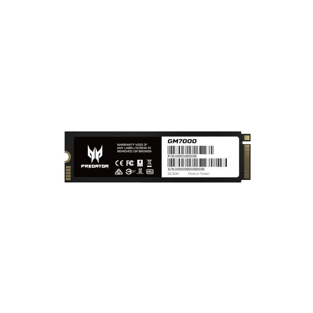 HD SSD 2TB ACER PREDATOR M.2 PCIE GEN4 NVMe GM7000 BL.9BWWR.106