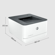 IMPRESORA HP LASERJET MONOCROMO Pro 3002DN DUPLEX 3G651F BLANCA(139A)