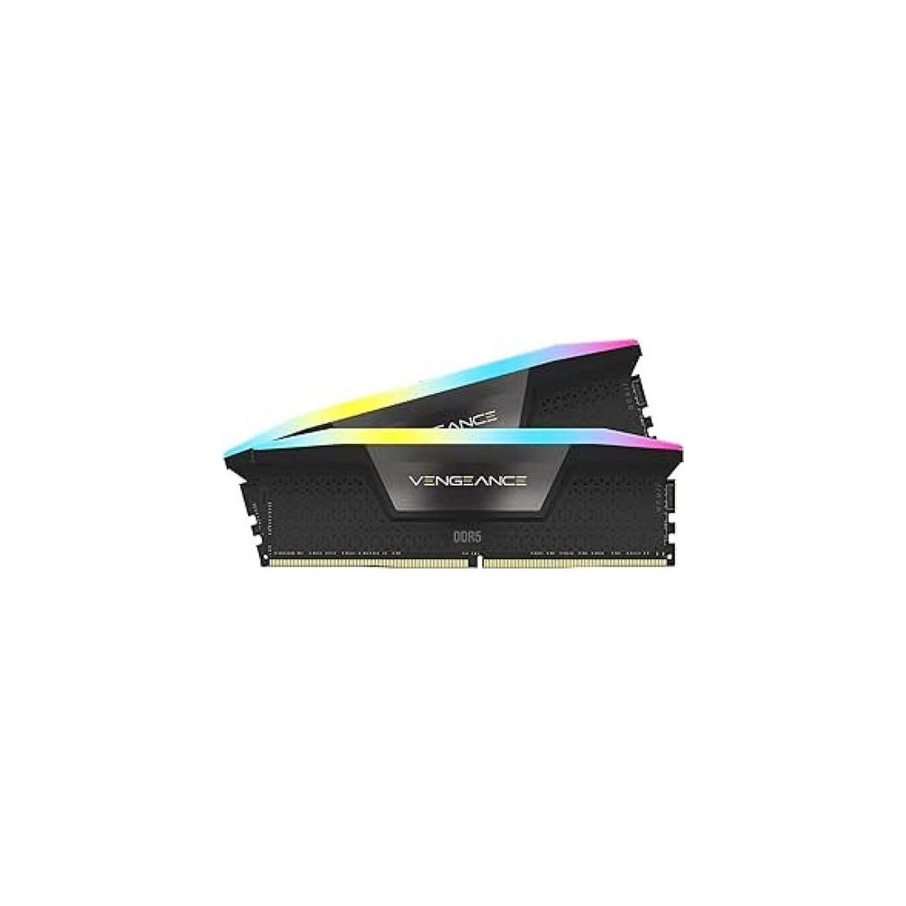 Memoria DDR5 Corsair Vengeance RGB 32GB 2x16GB 6000MHz CL38 XMP Negro