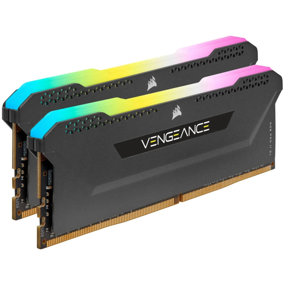 MEMORIA KIT DDR4 16GB (2X8GB) PC4-25600 3200MHZ CORSAIR VENGEANCE RGB PRO SL