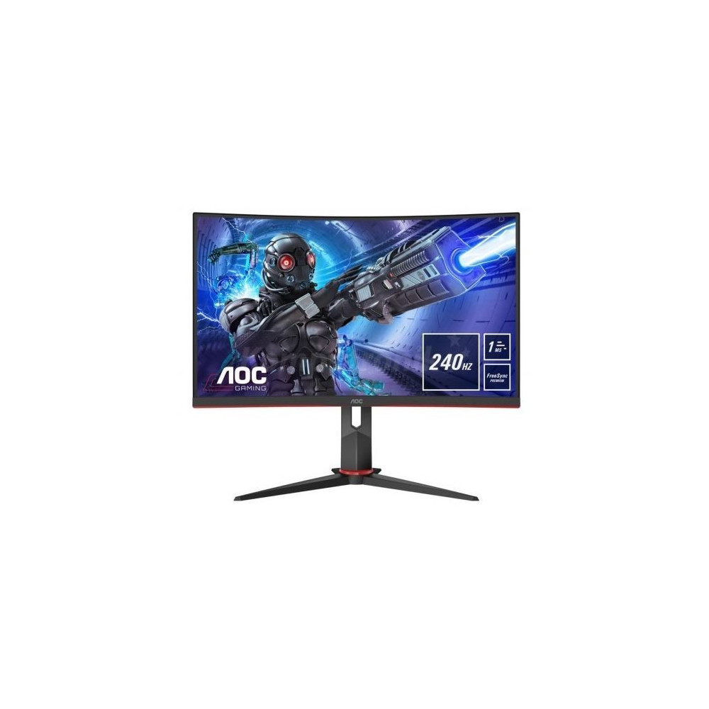 MONITOR 31.5 AOC C32G2ZE GAMING CURVO FHD 1920*1080 240HZ 1MS 2HDMI NEGRO