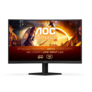 MONITOR GAMING 27" CURVO AOC C27G4ZXE FULLHD 0.3MS 280HZ VA NEGRO