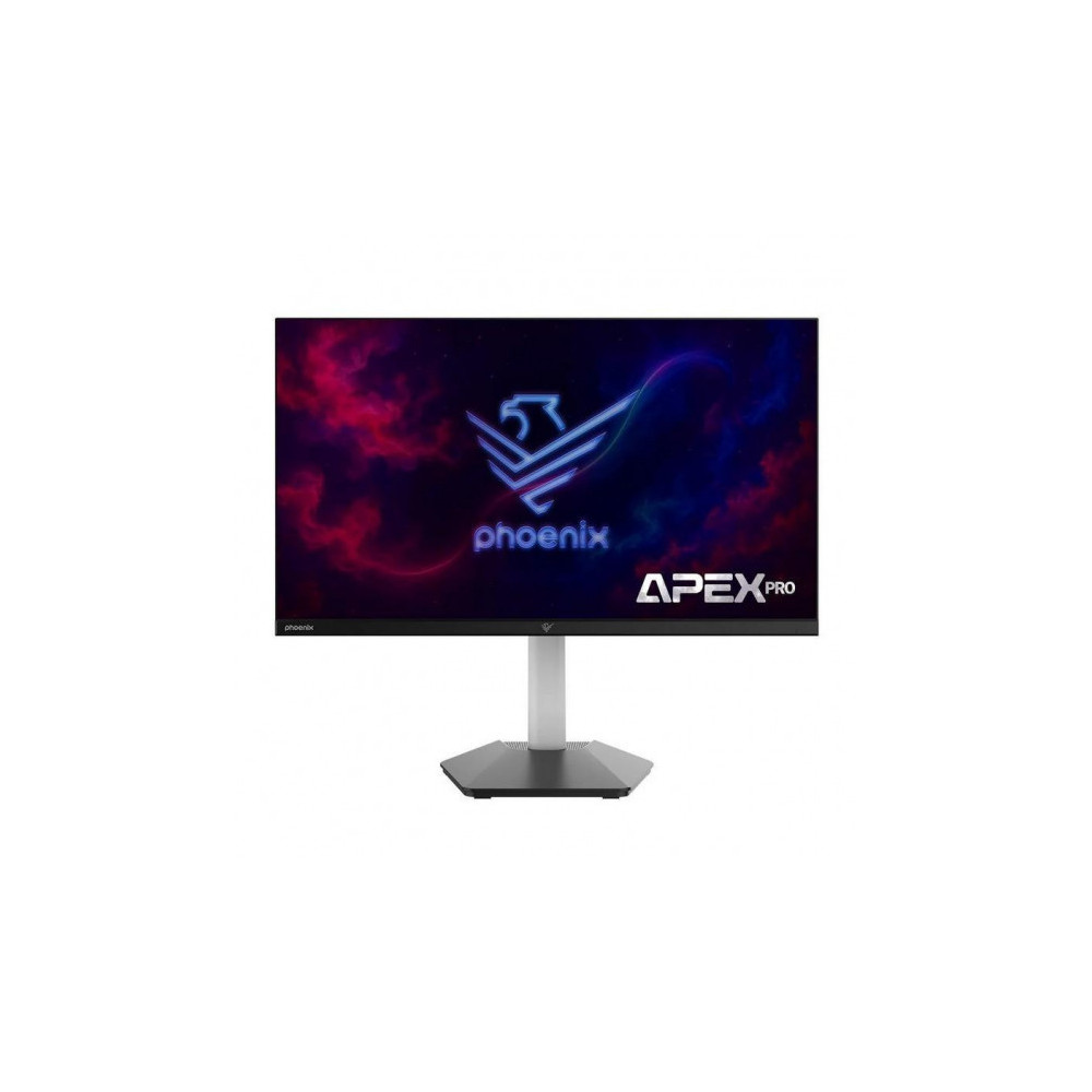 MONITOR GAMING PHOENIX APEX PRO 27" 2K QHD 180HZ ERGONOMICO MULTIMEDIA LED HDMI DISPLAYPORT BLACK/WHITE